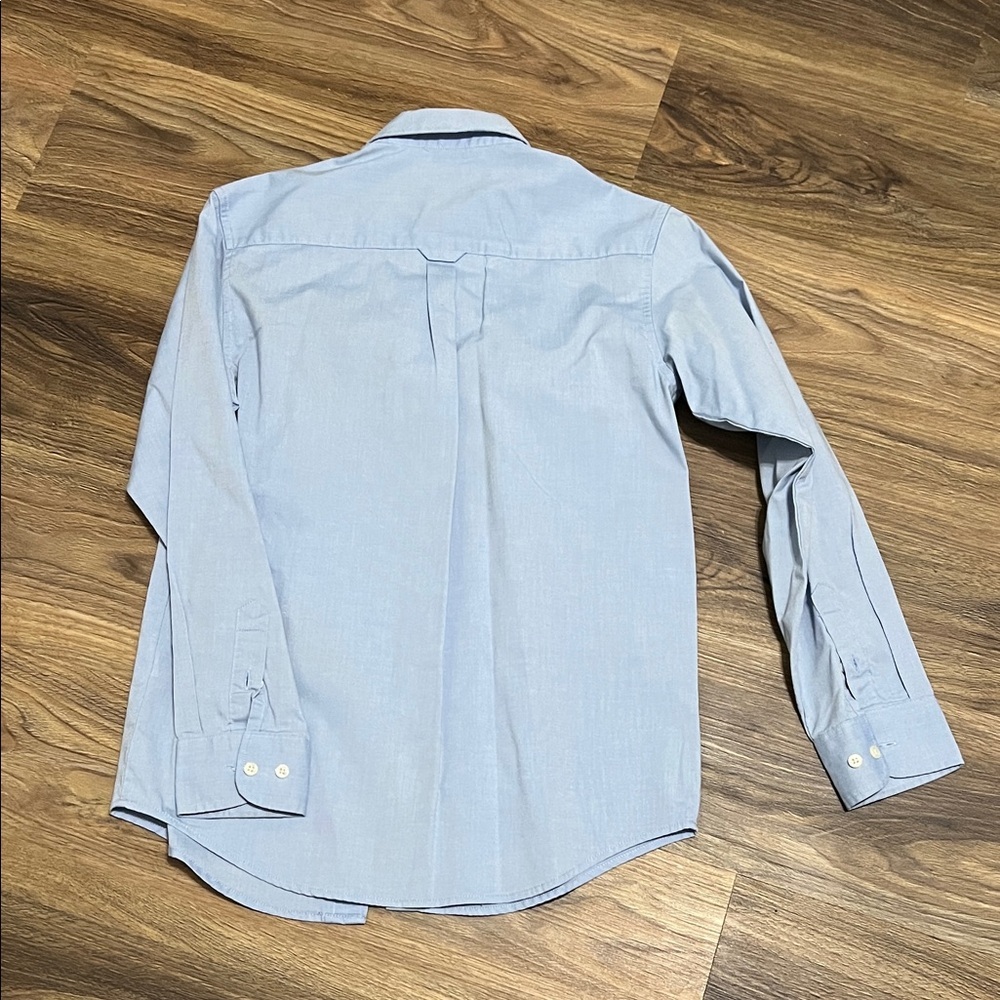 Chaps Men's Light Blue Button-Down Dress Shirt - Picture 3 of 3